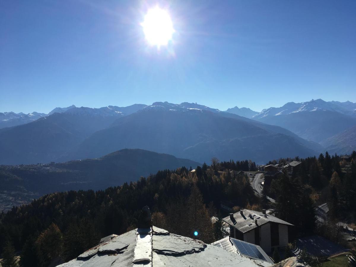 Pension Les Audannes Anzere Bagian luar foto